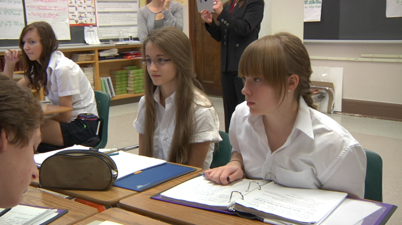 Image of students from "Observation - Oral Communication (Immersion, Secondary)" video