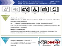Image of "Interactive Lesson Plan: Grade 6 French Immersion"