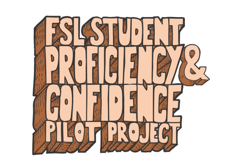 Image du titre "Student Proficiency and Confidence Pilot Project" de la présentation "Un projet pilote sur les compétences et la confiance des élèves en FLS"